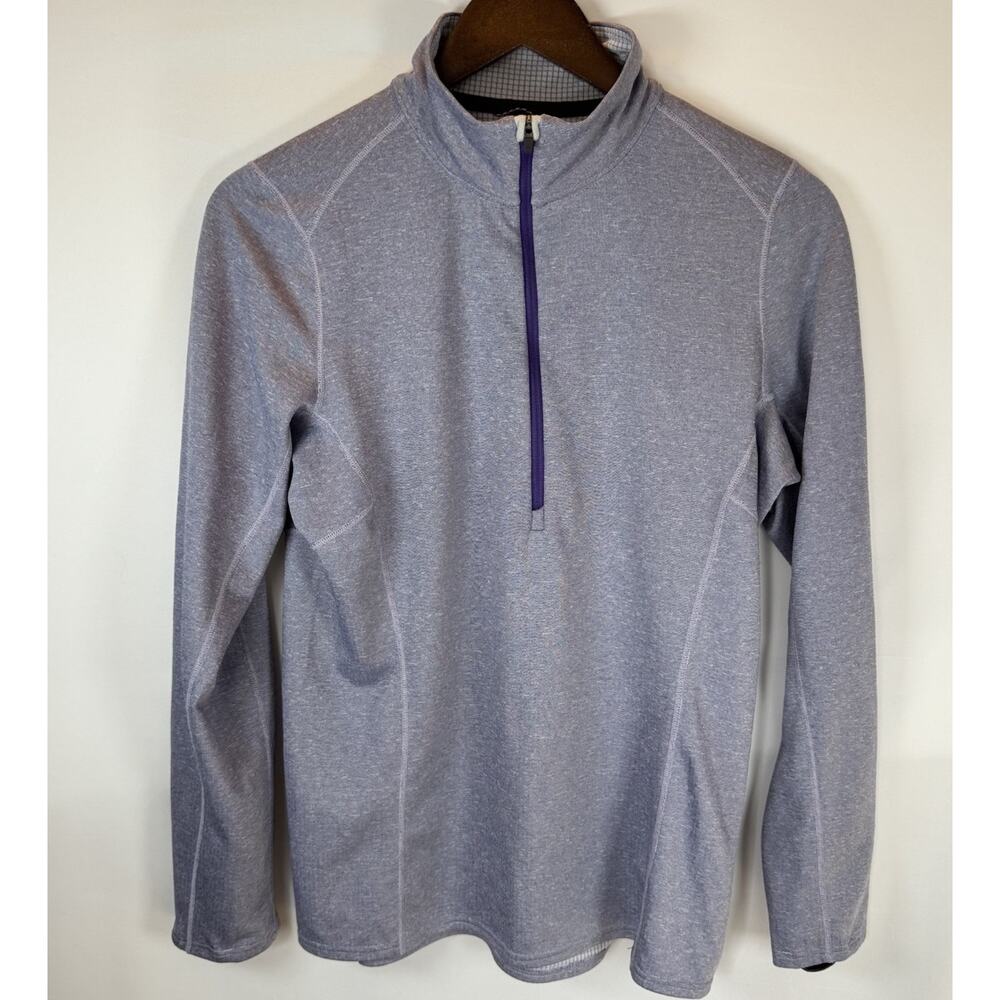 Patagonia Capilene Midweight 1/4 Zip Baselayer Purple Polartec Top Women’s M EUC - Picture 4 of 10